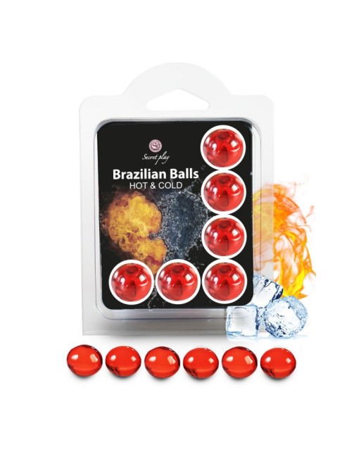 6 Brazilian Balls Cold Hot effect  3629-1