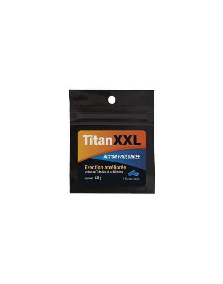 Titan XXL Homme - 4 comprimés