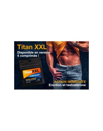 Titan XXL Homme - 4 comprimés