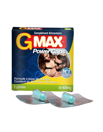 Gmax Power Caps Homme - 2 gélules