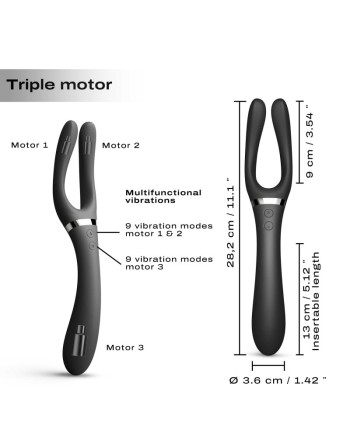 Vibromasseur Infinite Joy - Noir