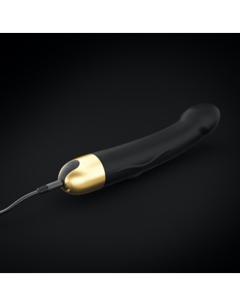 Vibromasseur Real Vibration M 22 cm 2.0 - Noir et Or