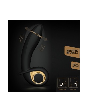 Vibromasseur gonflant Deep Expand - Noir et Or