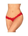 Amor Cherris string ouvert - Rouge