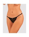 Celia string ouvert noir