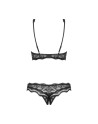 Luvae Ensemble ouvert 2 pcs  - Noir