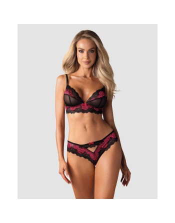 Tulia Ensemble 2 pcs - Noir et Fuchsia