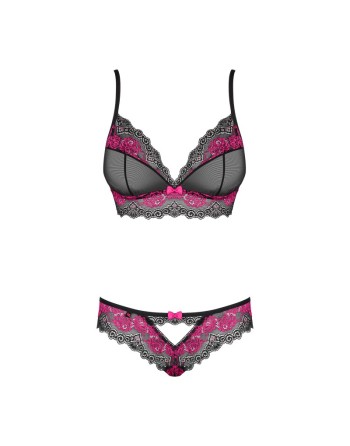 Tulia Ensemble 2 pcs - Noir et Fuchsia