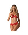 870-SEC-3 Ensemble ouvert 2 pcs - Rouge