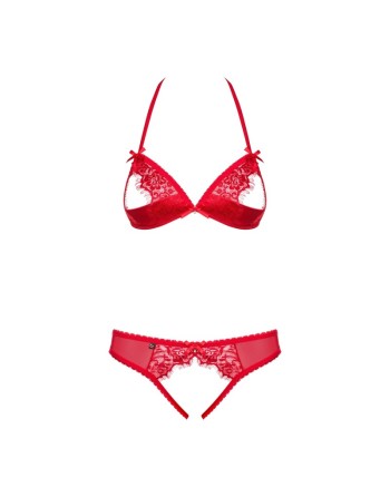 870-SEC-3 Ensemble ouvert 2 pcs - Rouge