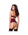 861-SEG-5 Ensemble 3 pcs - Cerise 