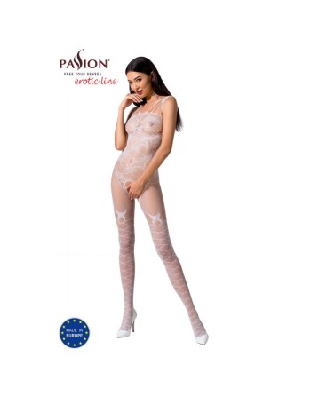 BS076W Bodystocking - Blanc