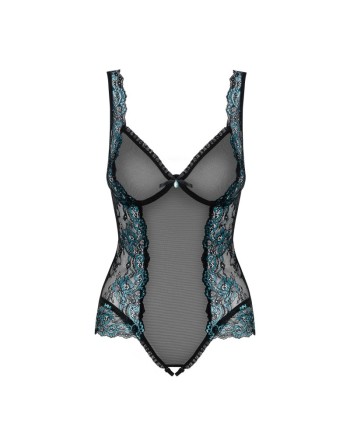 Amanta Body ouvert - Noir et Turquoise