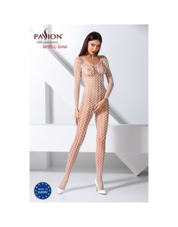 BS068W Bodystocking - Blanc