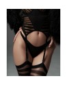 Lune Bellis corset et string - Noirs