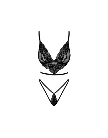 French Kiss 240 ensemble lingerie - noir