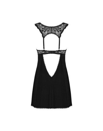 Donna Dream babydoll et String - Noire