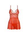 838-BAB-3 Babydoll - Rouge