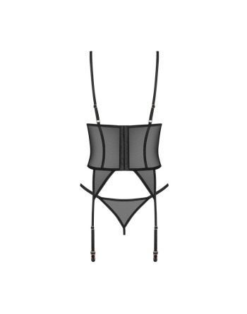 Euridia corset et string - Noirs