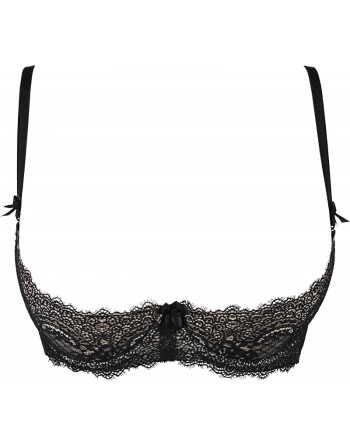 V-9841 Soutien gorge ouvert - Noir