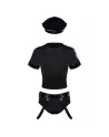 Police set Costume 6 pièces - Noir