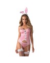 Bunny suit Costume Lapin 4 pcs rose 