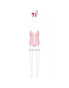 Bunny suit Costume Lapin 4 pcs rose 