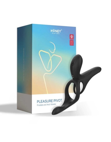 PLEASURE PIVOT Vibromasseur pour couples contrôlé par application - Bleu