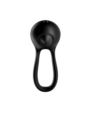 Cockring  Satisfyer Majestic Duo - Noir