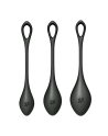 Boules de Geisha Satisfyer Yoni Power 2 - Set de 3 - Noir