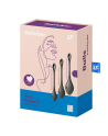 Boules de Geisha Satisfyer Yoni Power 2 - Set de 3 - Noir