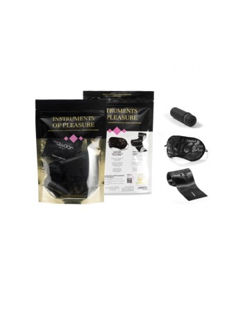 Coffret Plaisir - Masque, liens sensuels, stimulateur, dosette