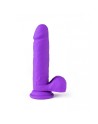 VIBROMASSEUR RÉALISTE R16 FLESH 16 CM AVEC TÉLÉCOMMANDE Violet