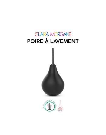 Poire à lavement Clara Morgane - Noir