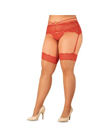 Loventy stockings - Rouge