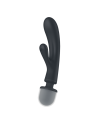 Triple lover Rabbit et Wand Satisfyer - Noir