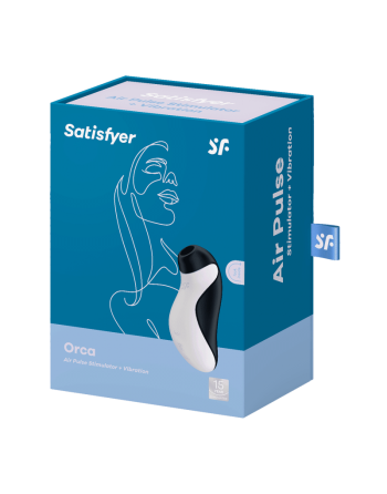 Orca stimulateur clitoridien et vibromasseur - Noir Satisfyer