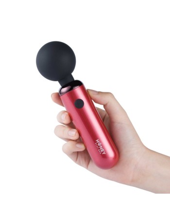 Pomi wand - Puissant mini vibromasseur - Rose et noir