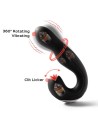 Joi Pro 2 Black - Vibrateur - lécheur de clitoris rotatif à tête télécommandée pour le point G