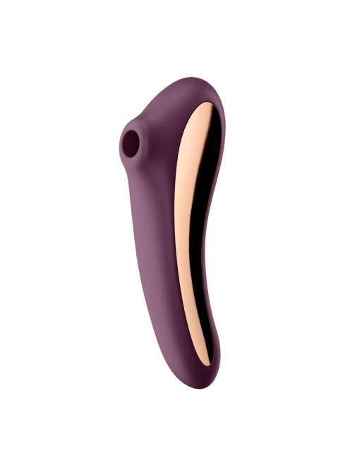 Stimulateur et Vibromasseur Satisfyer Dual Kiss - Mauve