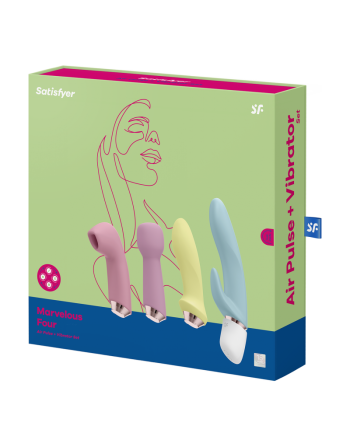 Pack vibromasseurs  Satisfyer Marvelous four - Multicouleur