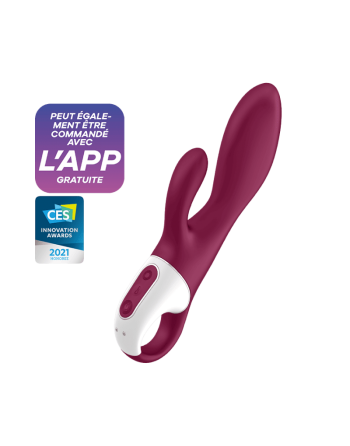 Vibromasseur rabbit chauffant Satisfyer Heated Affair - Violet