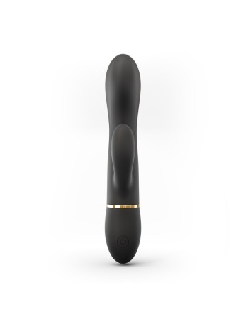 Vibromasseur Dorcel Glam Rabbit 21.8 cm - Noir et Or